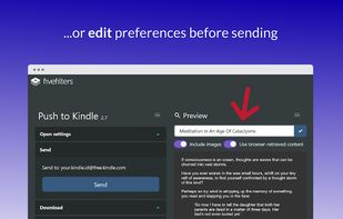 Push to Kindle screenshot 2