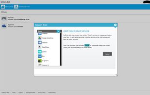 Current cloud storage services that work with it (as far as I know)