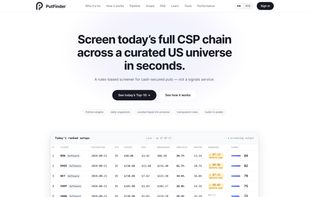 Single-ticker analyze view