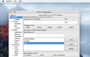 Putty for Mac screenshot 2