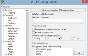 PuTTY screenshot 2