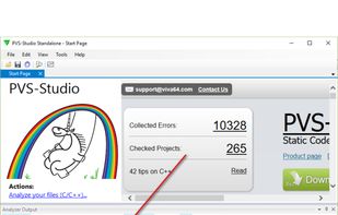 PVS-Studio screenshot 1