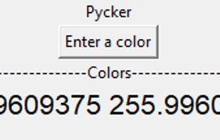 When you choose a color...