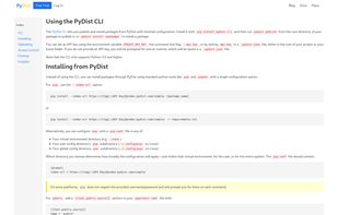 Clear and thorough documentation.