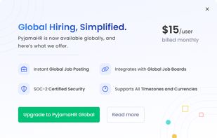PyjamaHR's pricing page