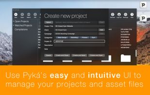 Pyká Project Manager screenshot 1