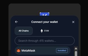Social sign-on with multi wallet support