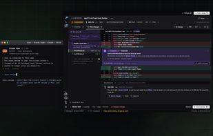 Review it where the agent wrote
it.
Run /pyor: review in your session and the diff opens in Pyor as
a local review, grouped and hinted by the session that wrote the
code. Leave comments, send them back to the agent, and get
them addressed before a PR exists.
The feedback loop, without the push.