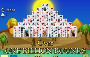Pyramid Solitaire Ancient Egypt screenshot 1