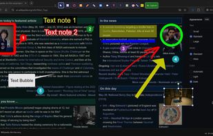 Capture screen with annotations