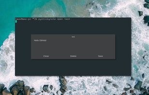 Pystickynote screenshot 1