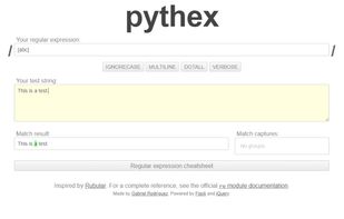 Pythex screenshot 1