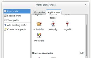PyWinery screenshot 2