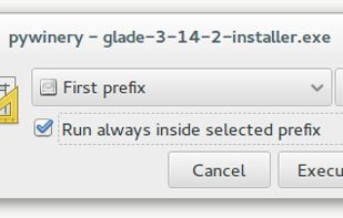 PyWinery screenshot 1