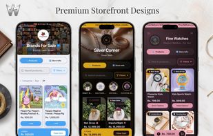 Beautiful Store Designs For your customers, Customize according to your brands.