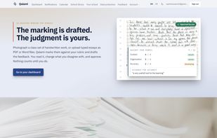 Qalami homepage (English)
