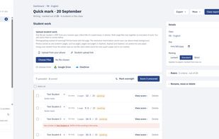 Assignment view page (English)