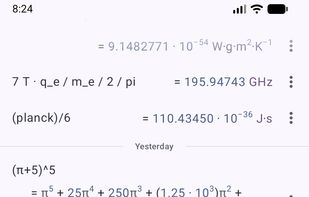 Qalculate! for Android screenshot 1