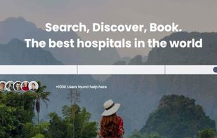 Qanomed Home page- search any treatment