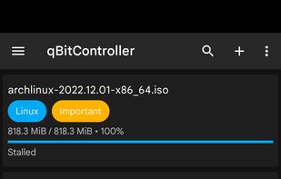 qBitController screenshot 3
