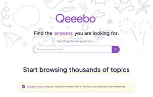 Homepage of Qeeebo.com