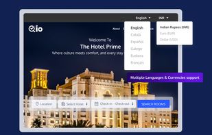 multiple languages and currencies support