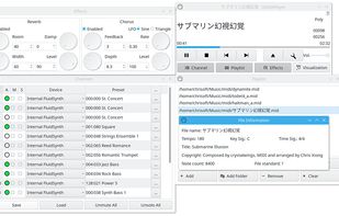 QMidiPlayer screenshot 1