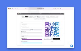 QR Code Dynamic has a practical dashboard.