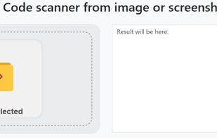 Scan QR code from image online
