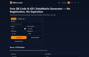 QR Free Cloud screenshot 1