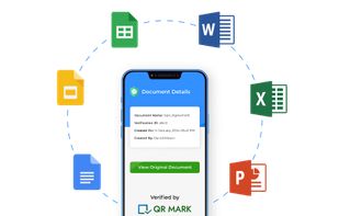 Easily integrate with Microsoft Office and Google Apps to add QR Mark during document creation.