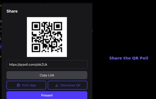 QR Poll screenshot 1