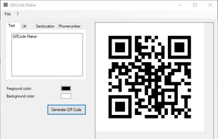 QRCode Maker (nTrax Design) screenshot 1
