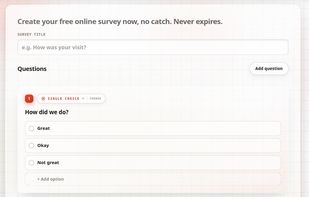 QR Code Surveys screenshot 1