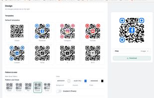 The QR create view