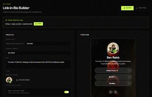 Link-in-Bio creation tool
