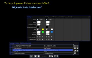 Settings can be different for each line.