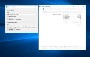 QSyncthingTray screenshot 2