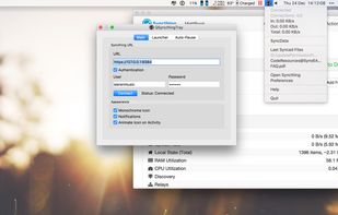 QSyncthingTray screenshot 1