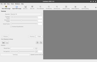 Luminance HDR screenshot 2