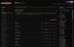 Home page - Main Binds section