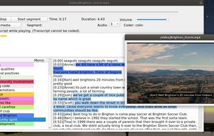 Coding text and video