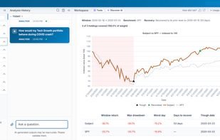 Conversational Investment Research Experience