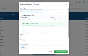 Shopping Launcher module
