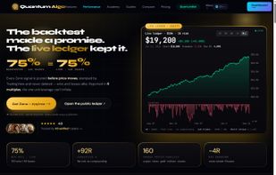 Public trade ledger: every Zeno signal is timestamped and published, wins and losses included