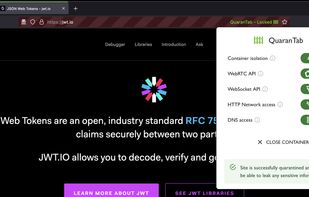 QuaranTab screenshot 2