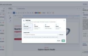 Generate clean, shareable support documents without sending your data to the cloud. Quartz Studio exports polished guides and reports in HTML, PDF, and DOCX formats.
