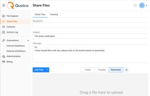 Quatrix screenshot 2