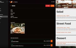 Menu Edit with Preview