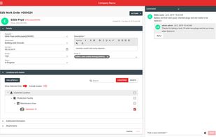 Work Order Comments